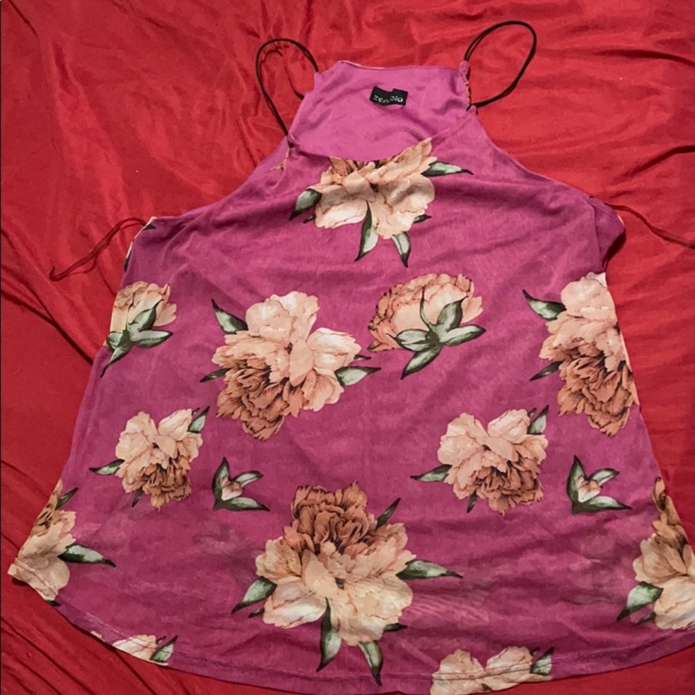Pink floral Shirt